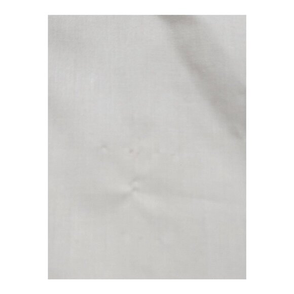 Stafford Shirt Mens Size 16 34-35 Beige Essentials Long Sleeve Broadcloth - Picture 9 of 11